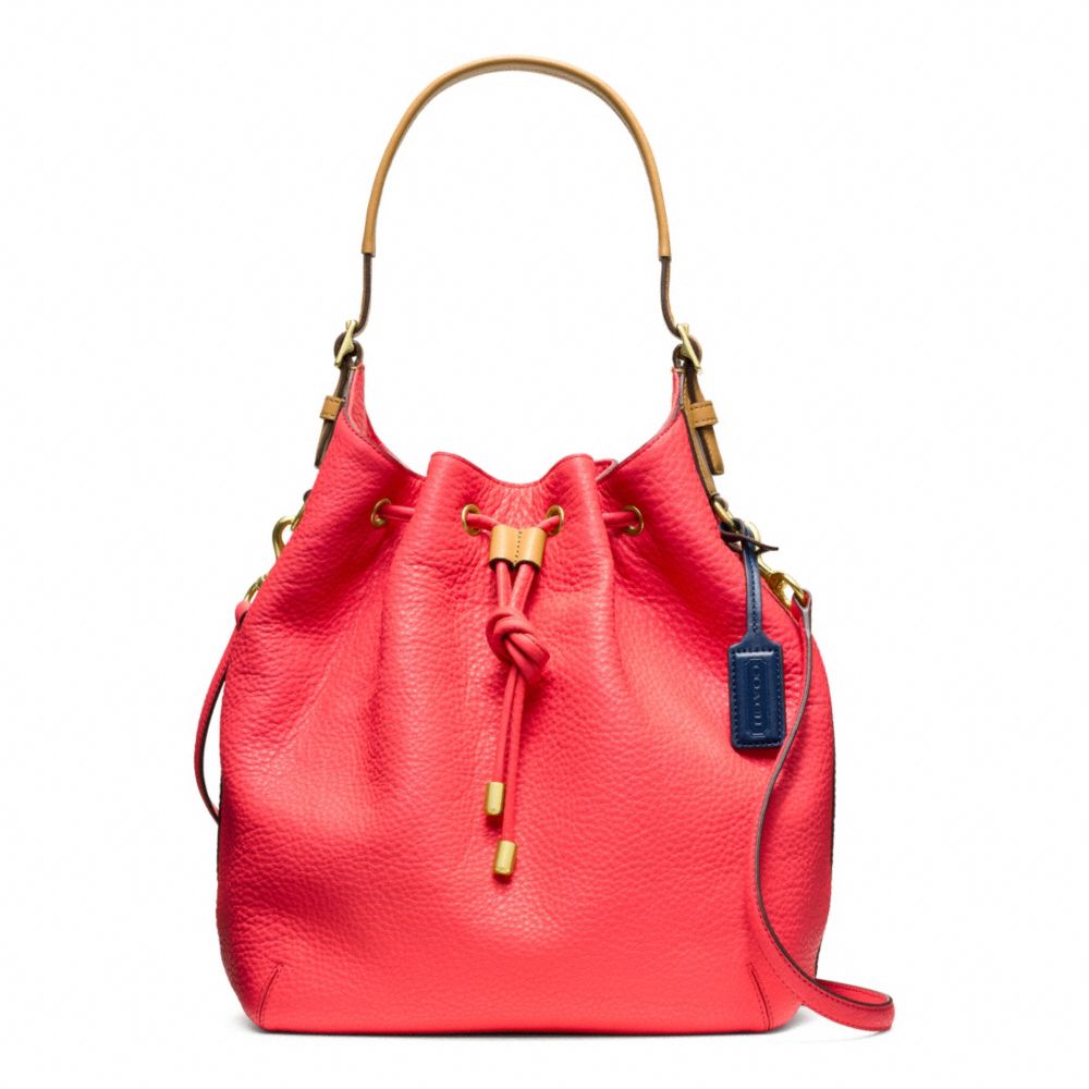 coach hobo orange