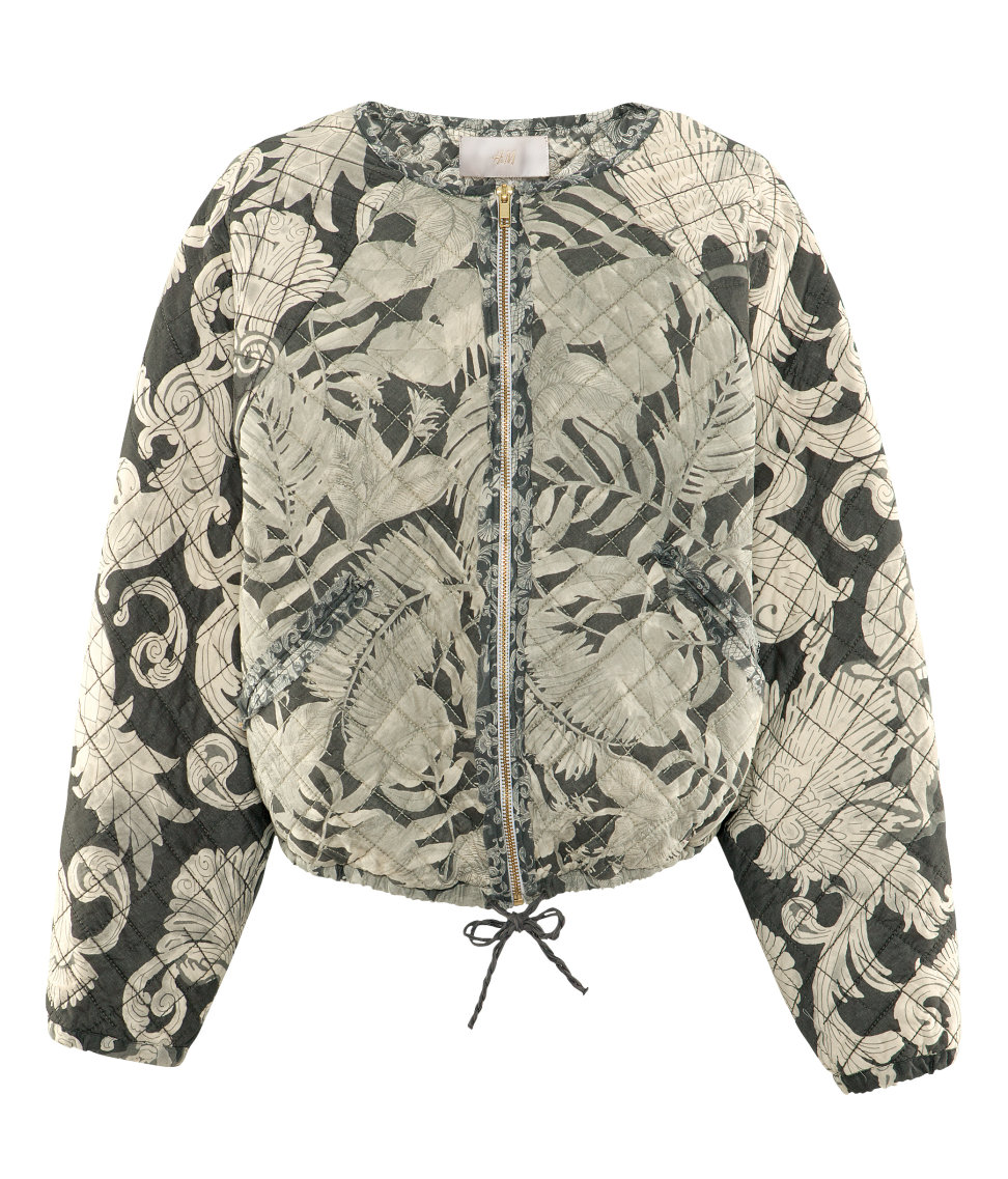 H&m Bomber Jacket in White Lyst