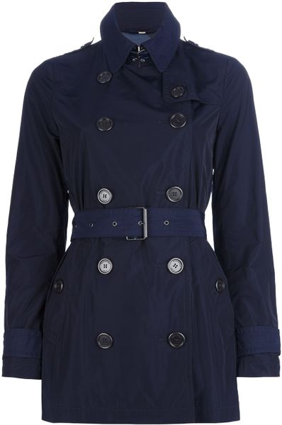 Burberry Brit Alcester Trench Coat in Blue (navy) | Lyst