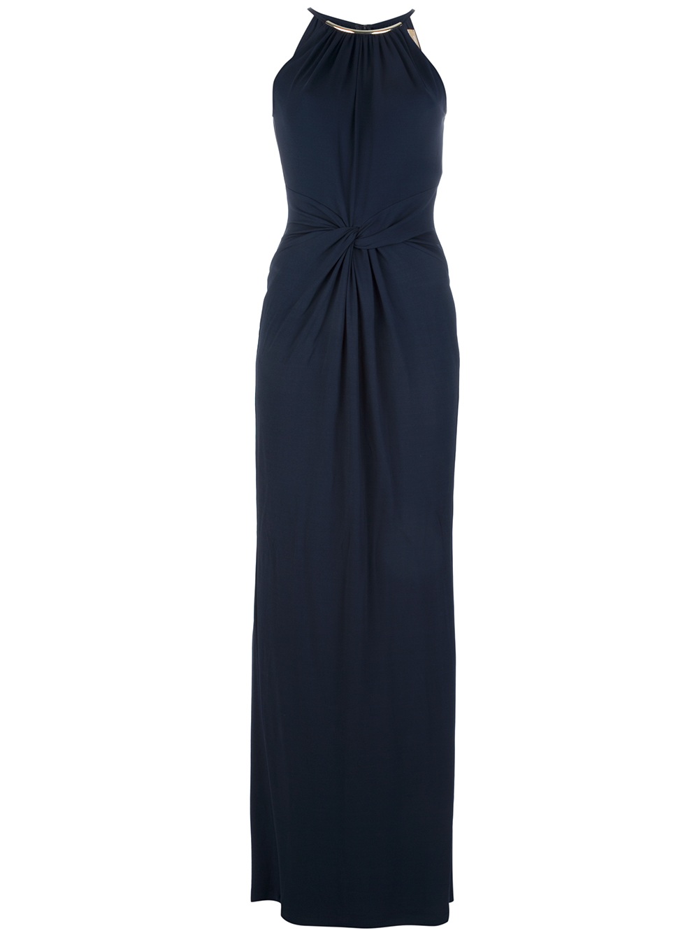navy halterneck