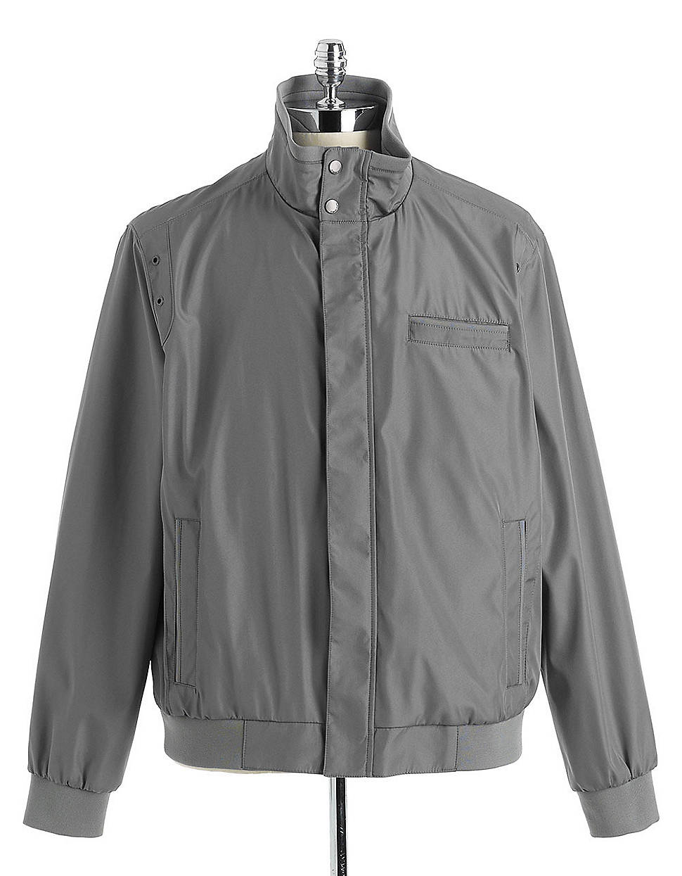 Calvin Klein Wind and Water Resistant Jacket in Gray for Men (grey) | Lyst
