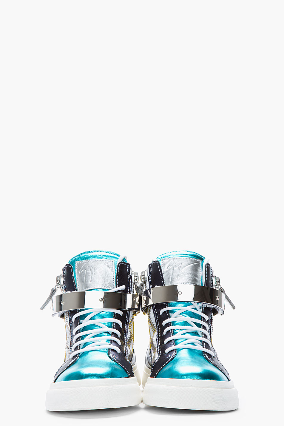giuseppe zanotti yellow sneakers