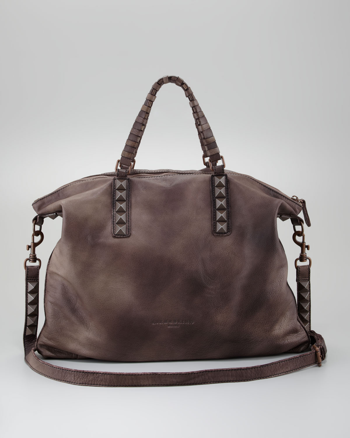 Lyst - Liebeskind Sandrine Studded Tote Bags in Brown