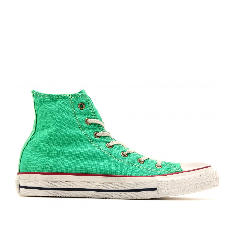 green converse high cut