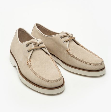 Sperry Top-sider Captains Oxford in Cream in White for Men (cream) | Lyst