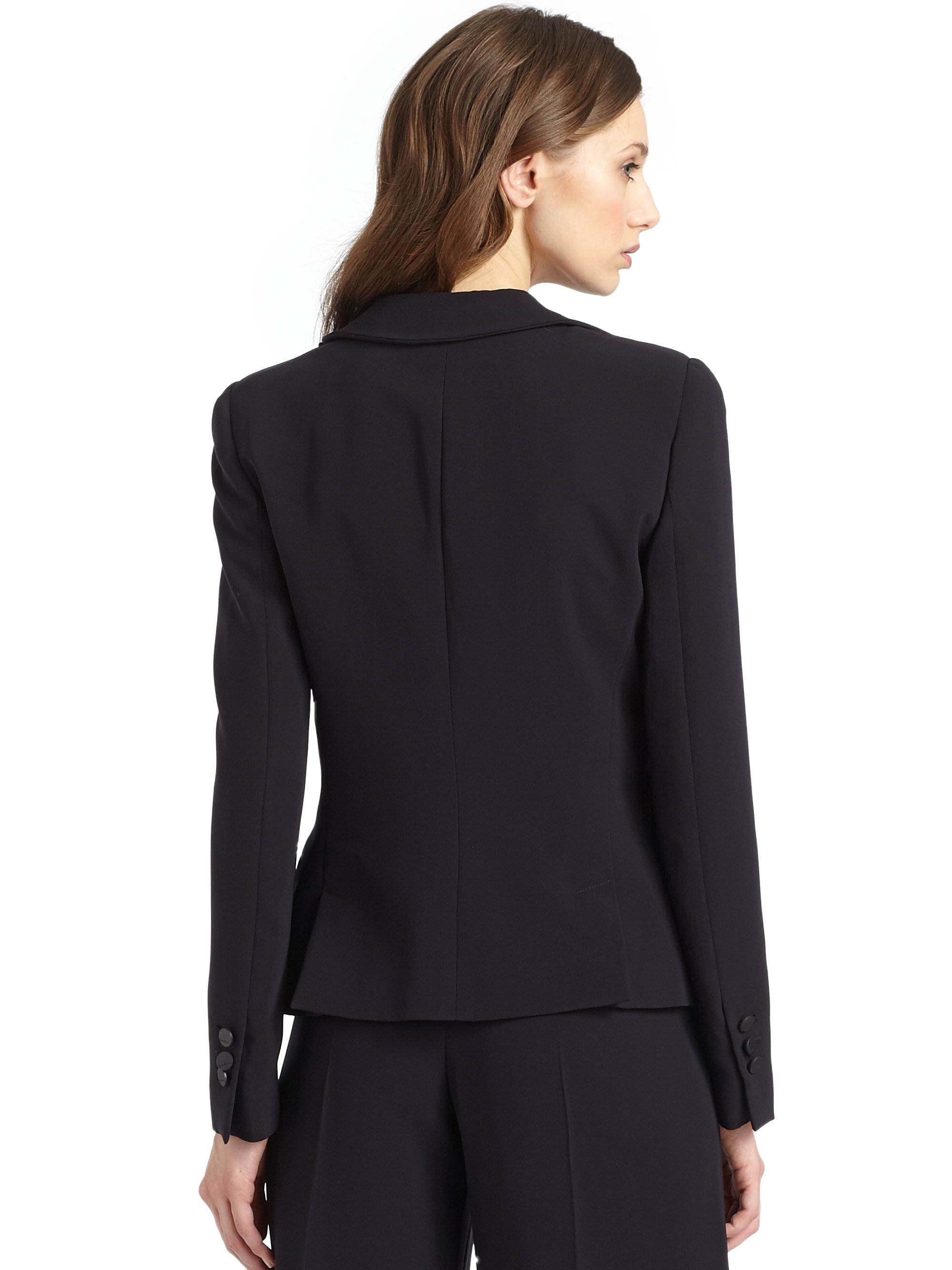 Lyst - Giorgio Armani One Button Suit Jacket In Navy in Blue