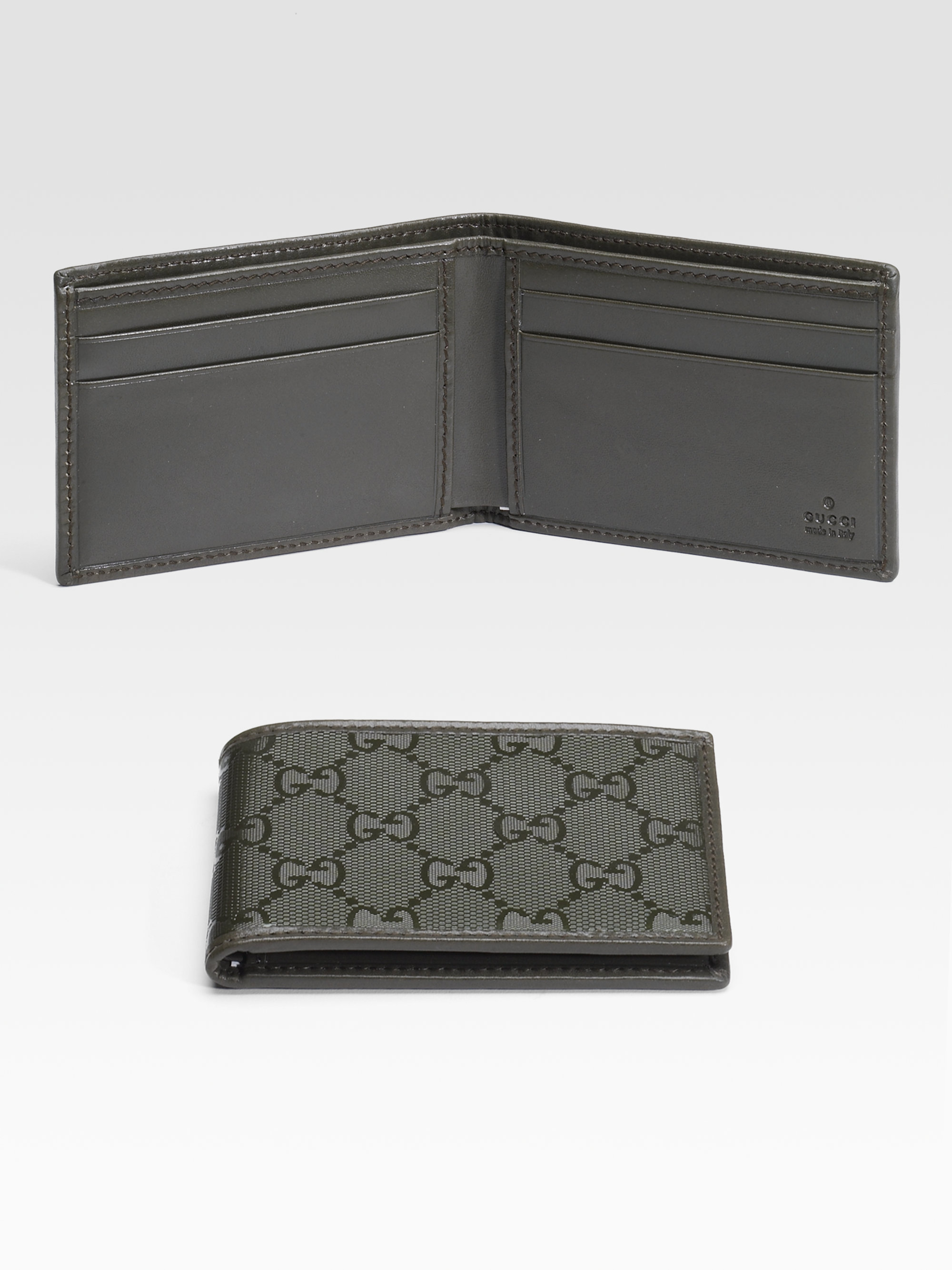 Lyst - Gucci Small Bifold Wallet in Black for Men