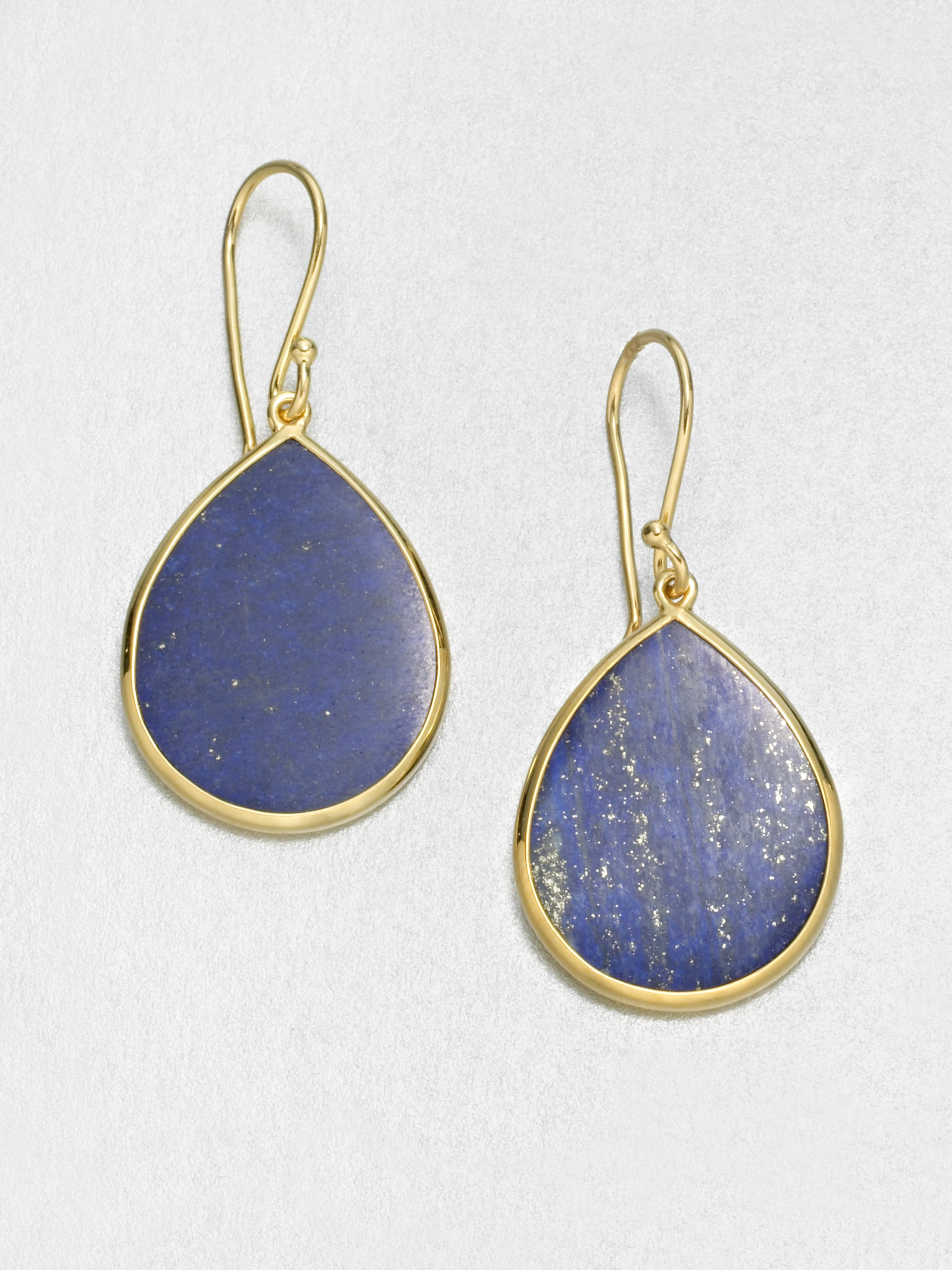 Lyst Ippolita Polished Rock Candy Lapis 18k Yellow Gold Mini Gallery