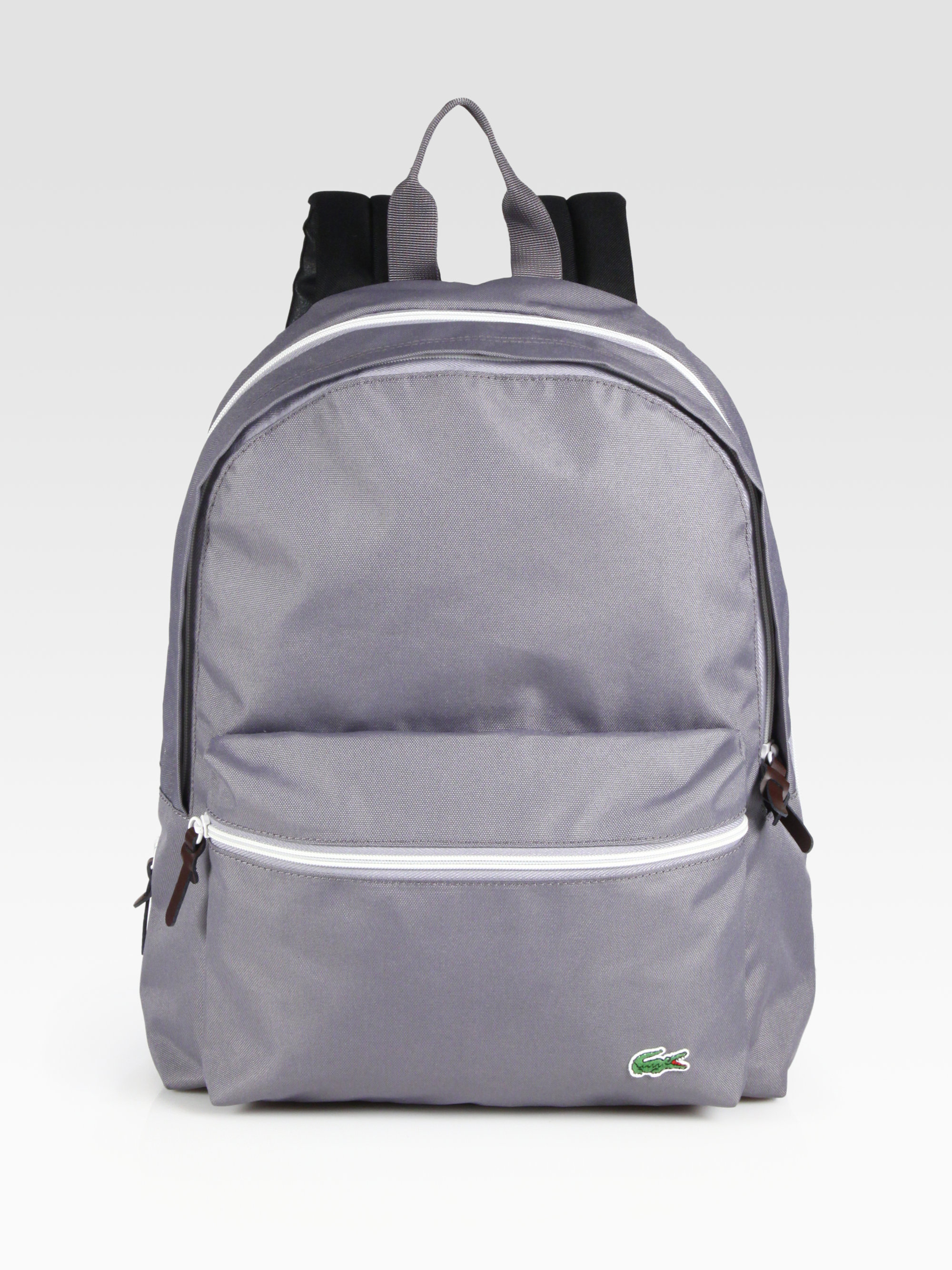 Lyst Lacoste Backcroc Medium Backpack in Gray for Men