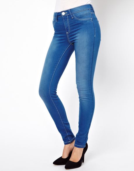 River Island Molly Skinny Jean in Authentic Wash in Blue for Men ...