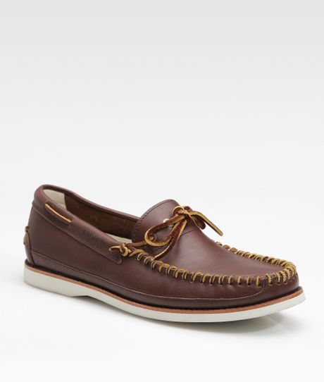 Timberland Abington Moccasins in Brown for Men | Lyst