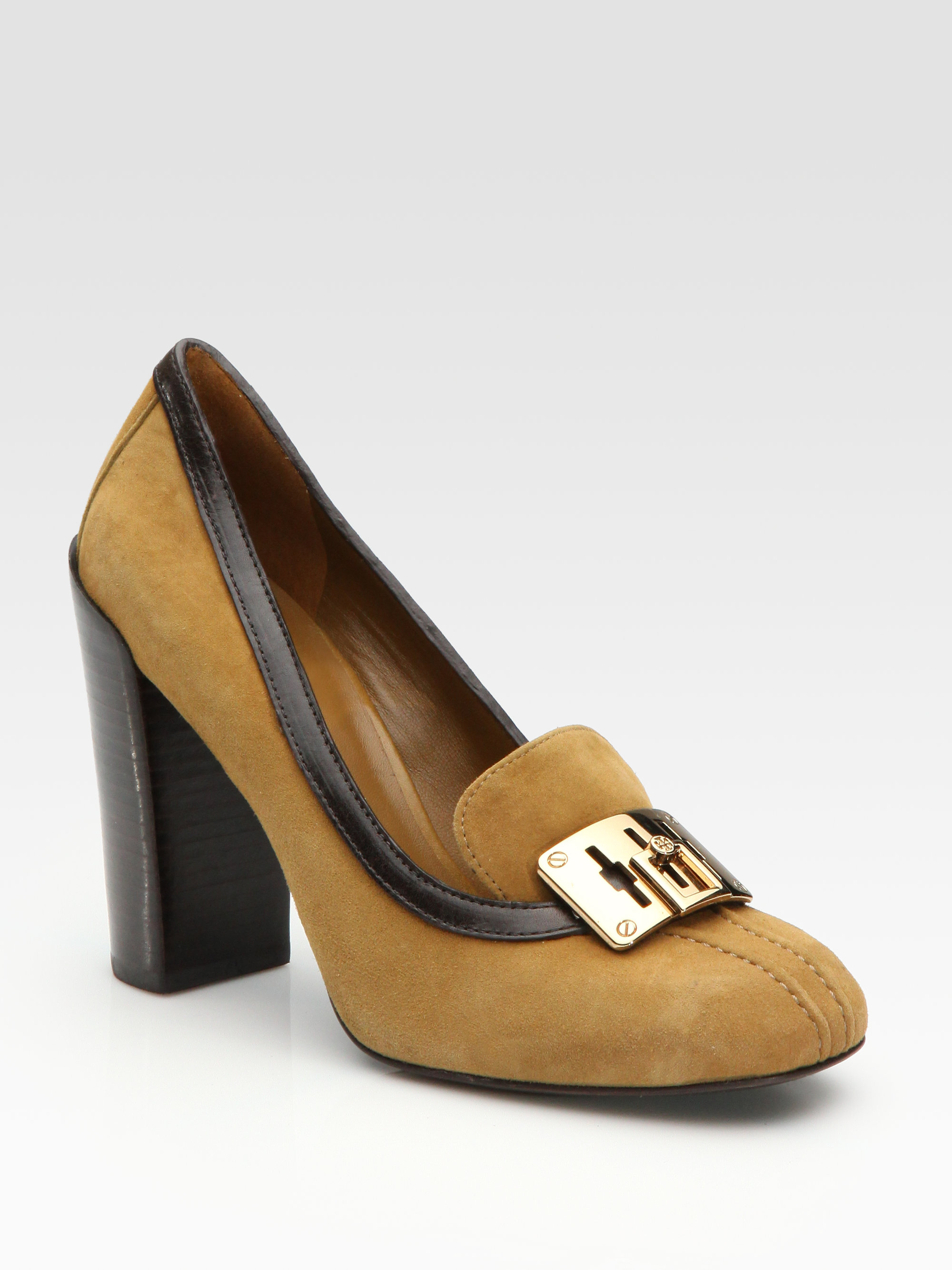 tory burch camel flats