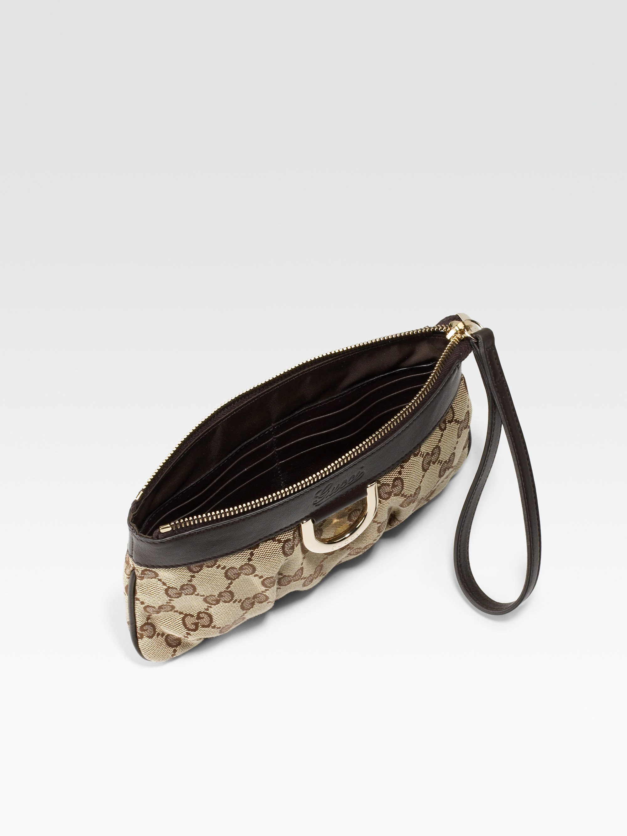 gucci wristlet wallet