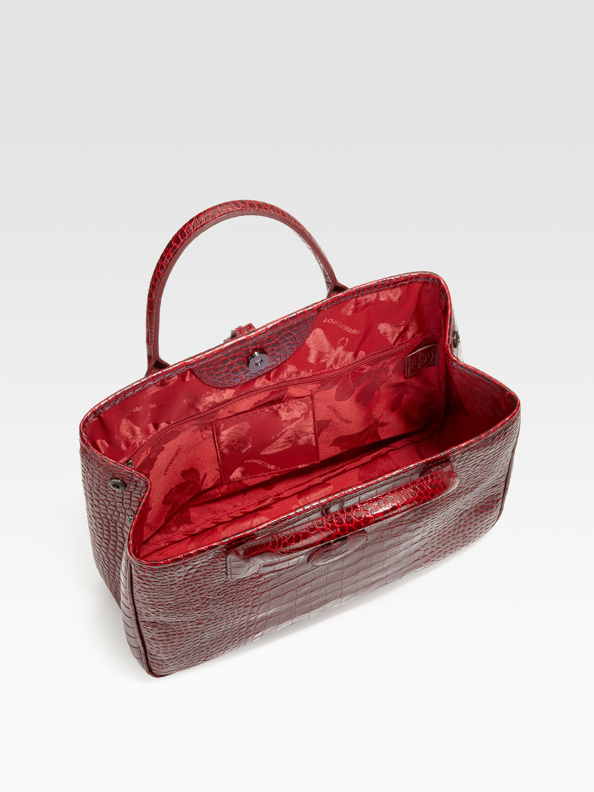 longchamp crocodile