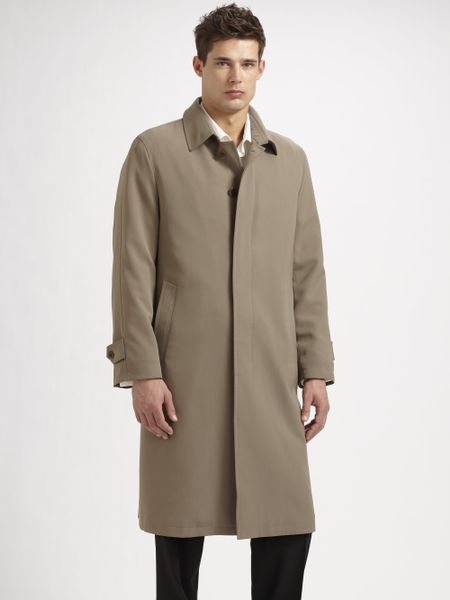 Sanyo Caribou Raglan Raincoat in Brown for Men (taupe) | Lyst
