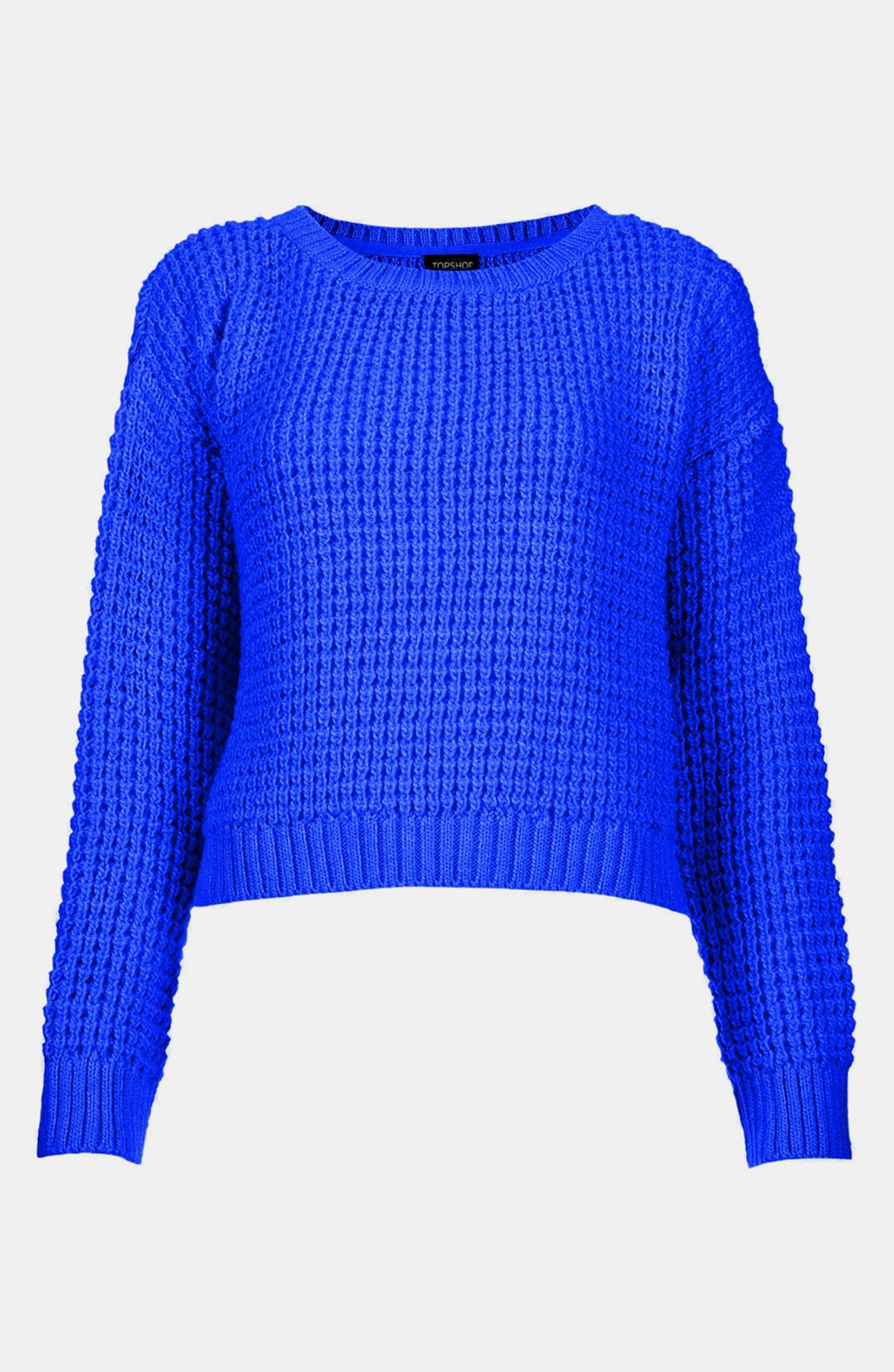Пуловер синий
