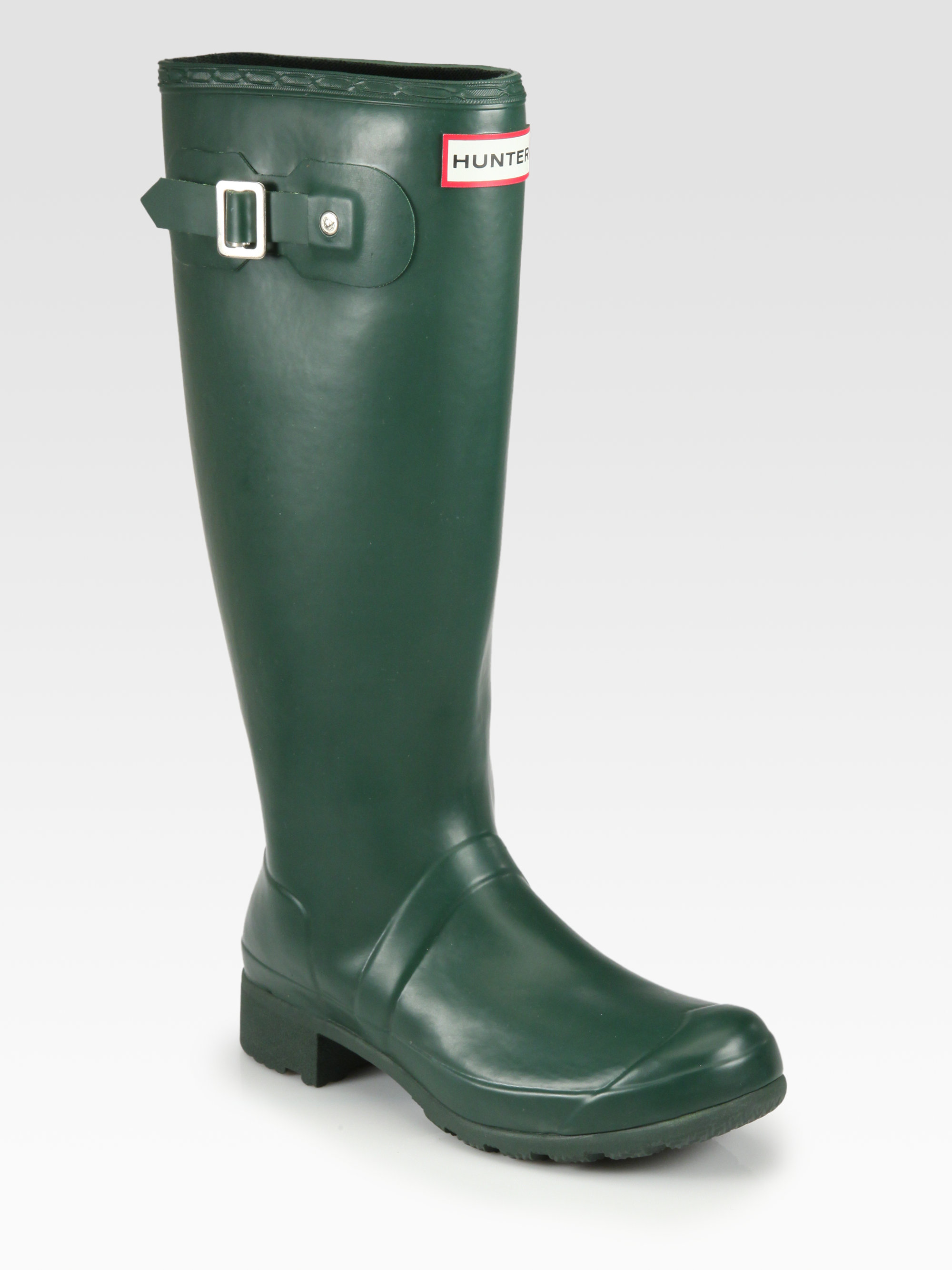 Lyst - Hunter Original Tour Packable Rain Boots in Green