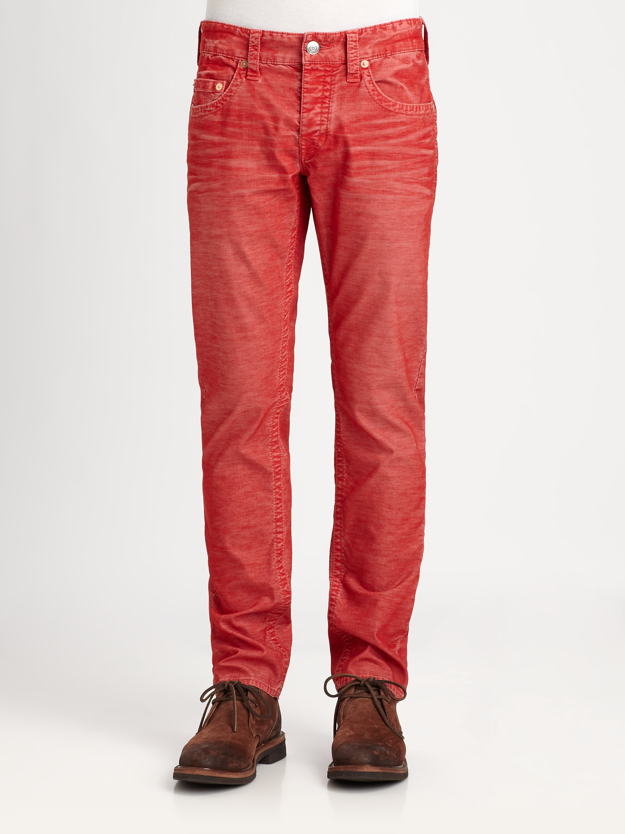 true religion pants red