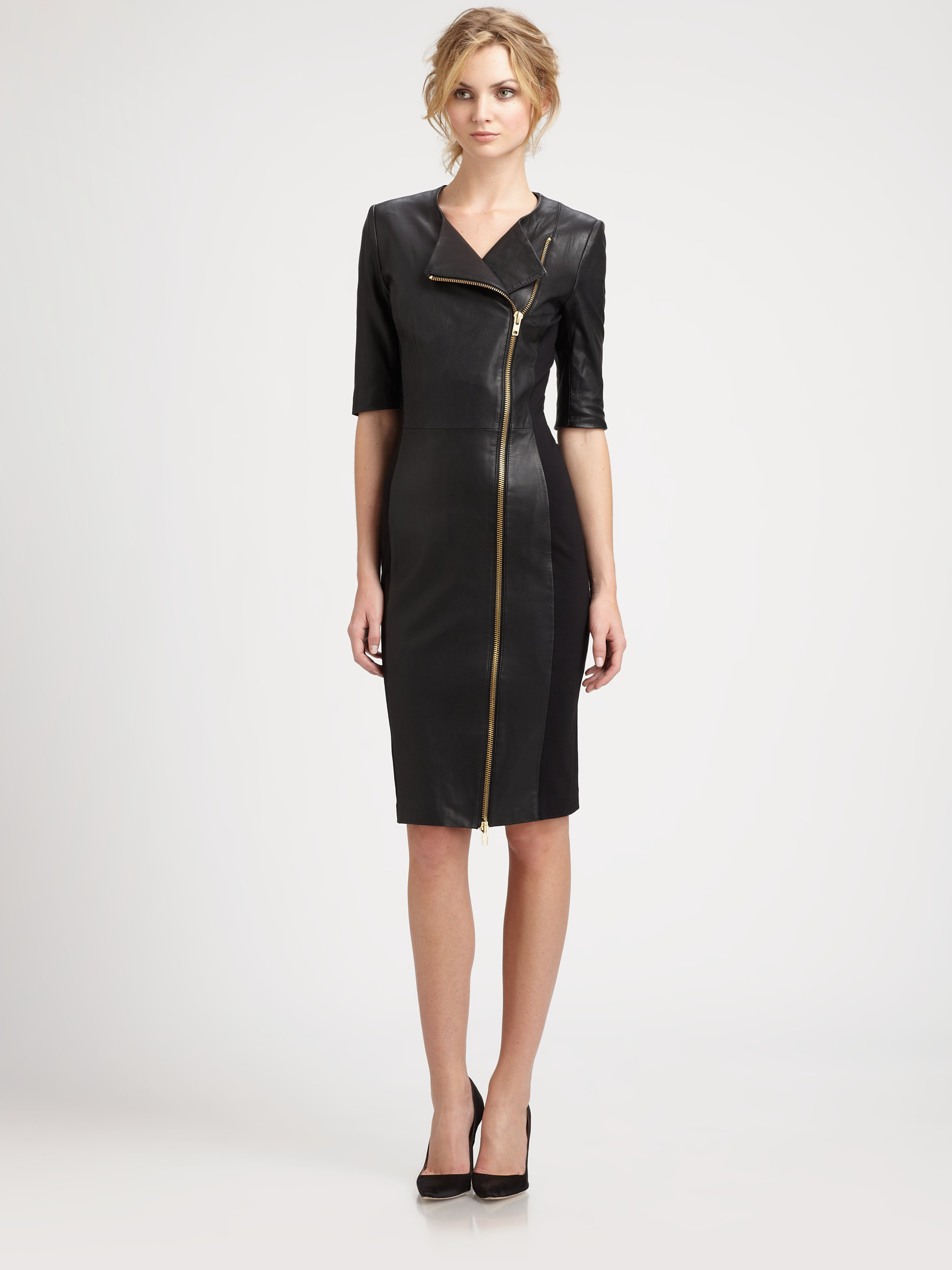 Asymmetrical Zipper Dress