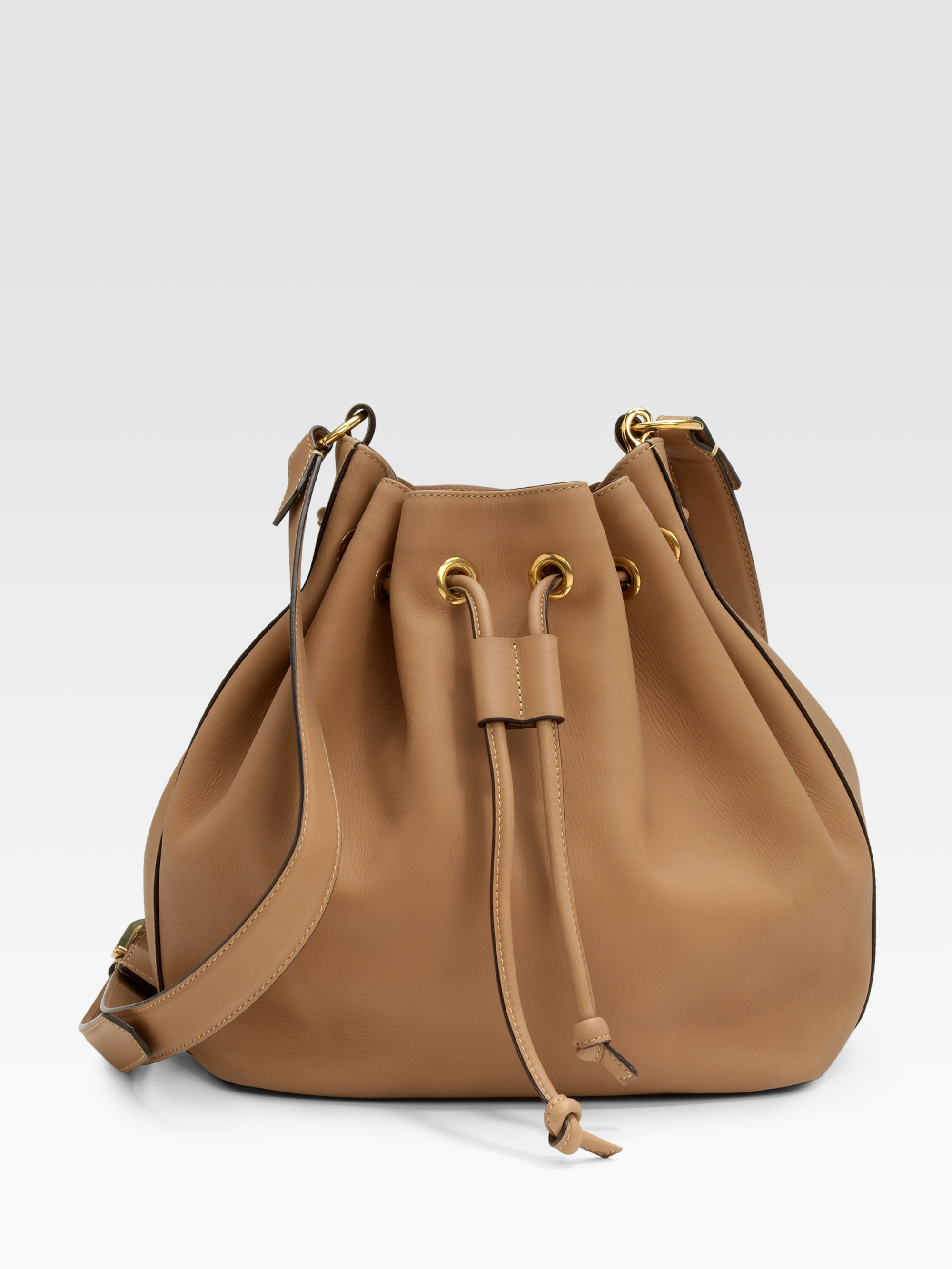 Chlo Aurore Bucket Bag in Brown (black) | Lyst  