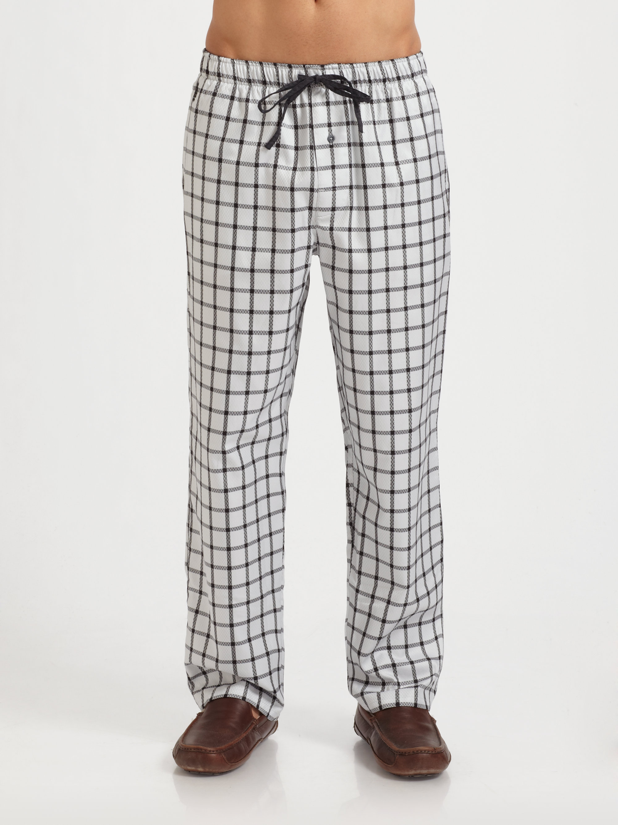 Lyst - Robert Graham Jacquard Pajama Pants in Black for Men