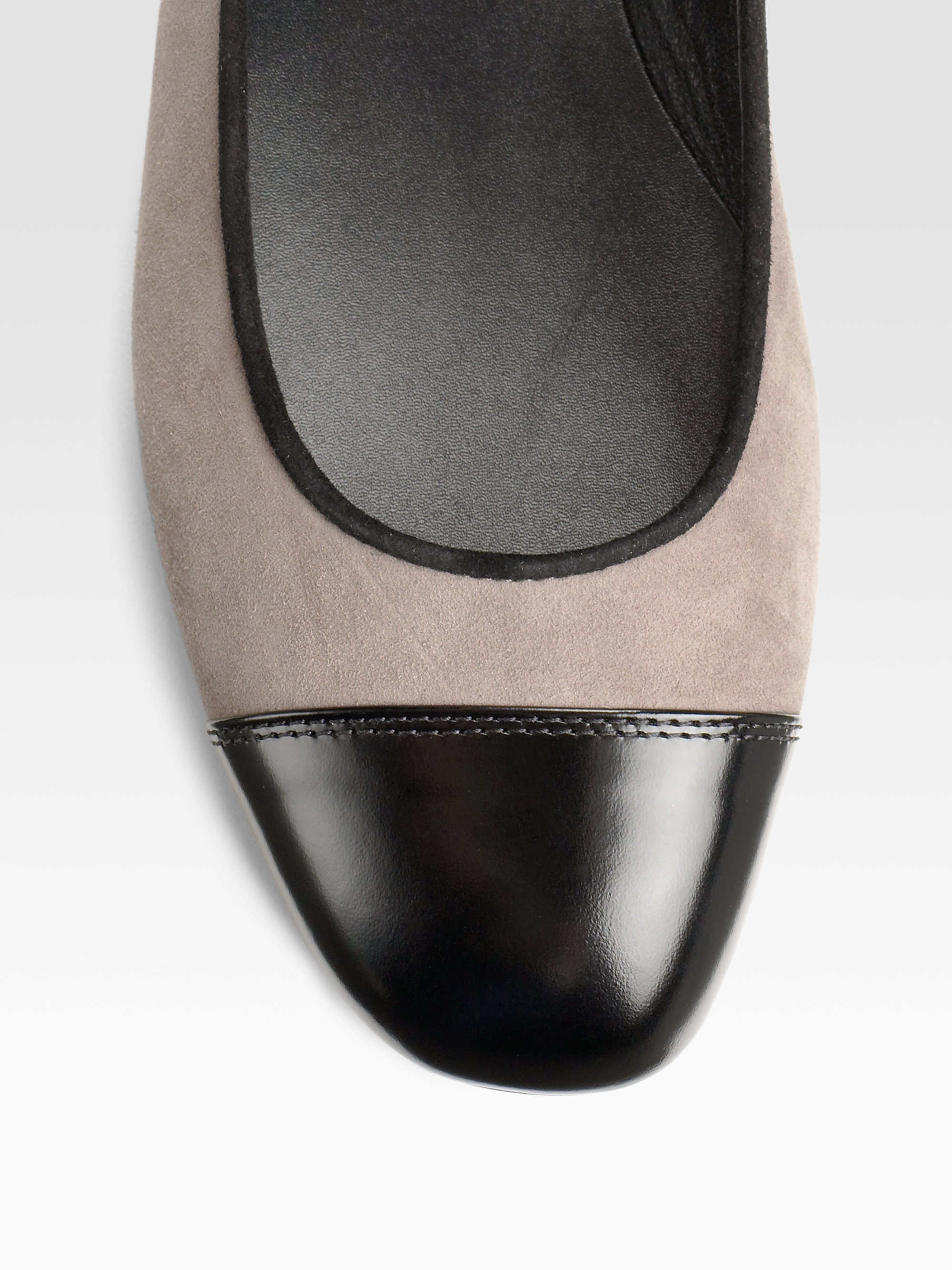 black mary jane ballet flats