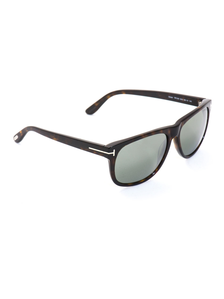 Tom Ford Havana Sunglasses In Metallic For Men Lyst