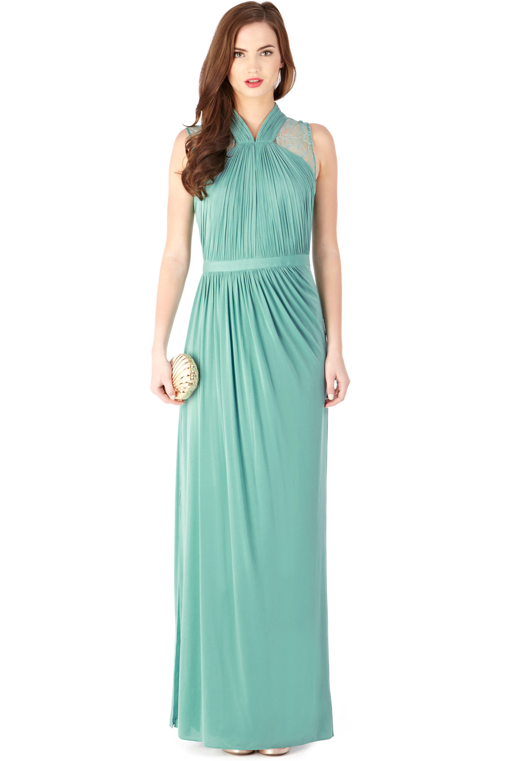 Lyst Coast Caprice Jersey Maxi Dress in Green