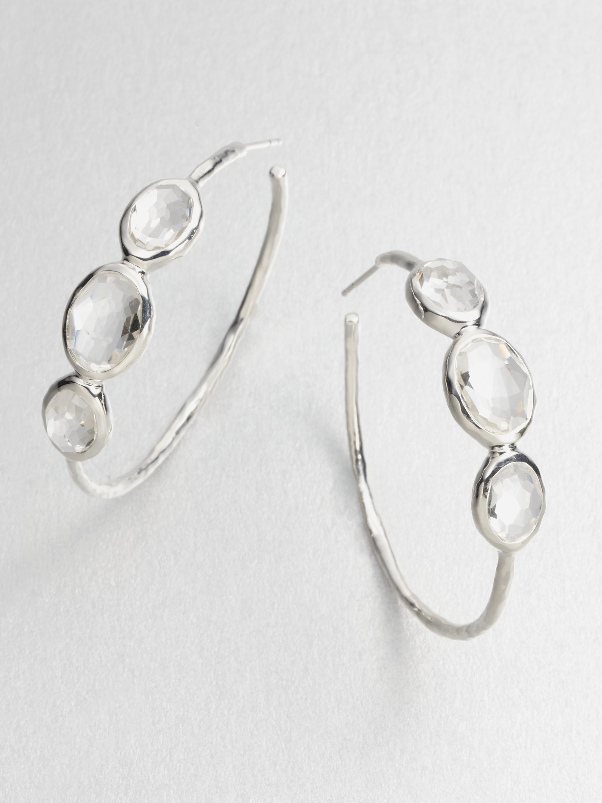 Lyst Ippolita Rock Candy Clear Quartz Sterling Silver Three Gallery