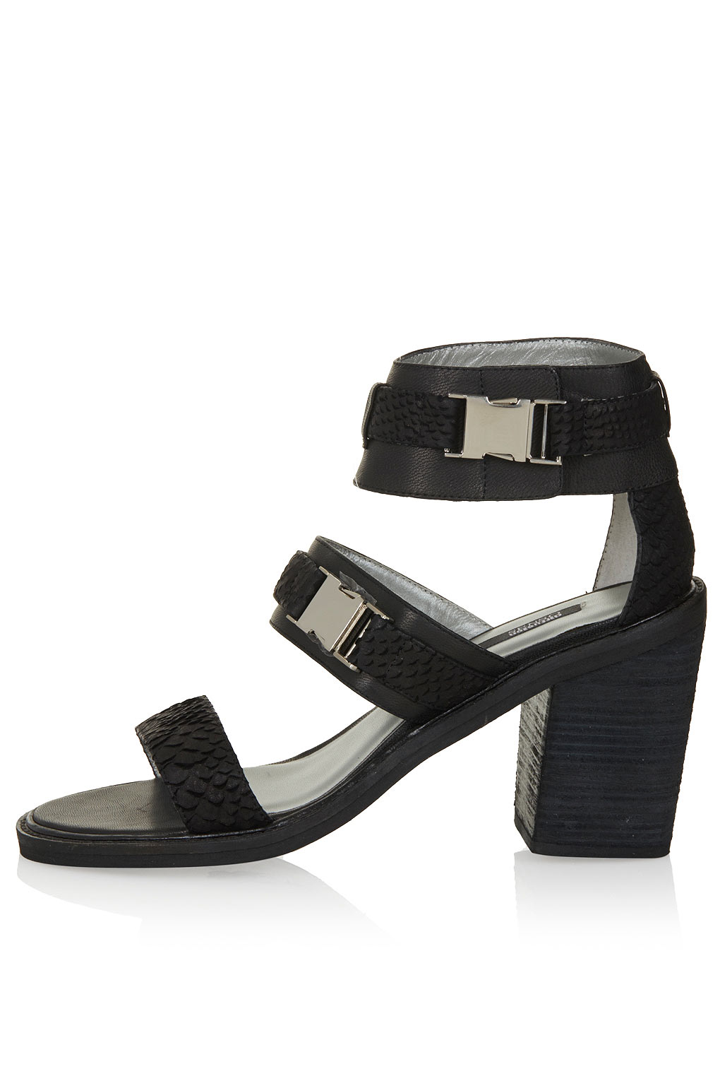 block heel strap sandals