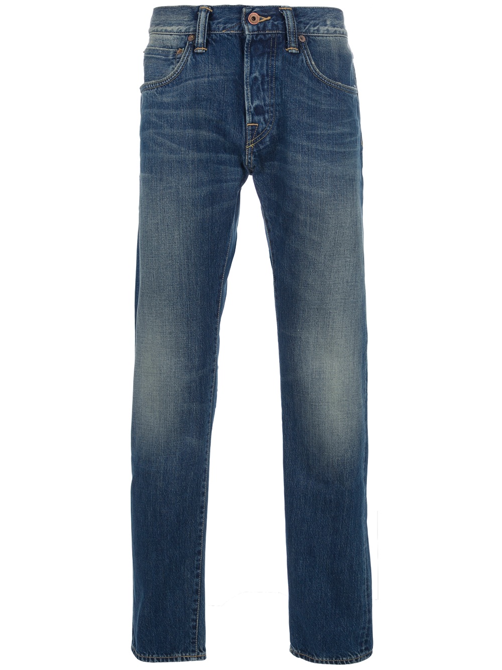 Edwin Ed55 Rainbow Selvage Jeans in Blue for Men - Lyst
