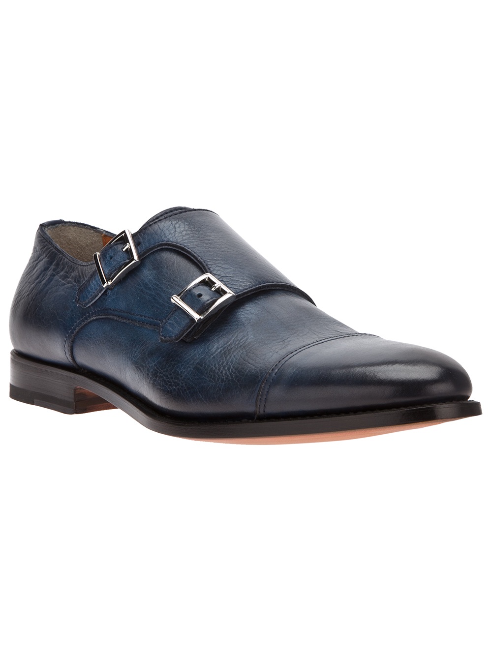 mens double monk strap shoes