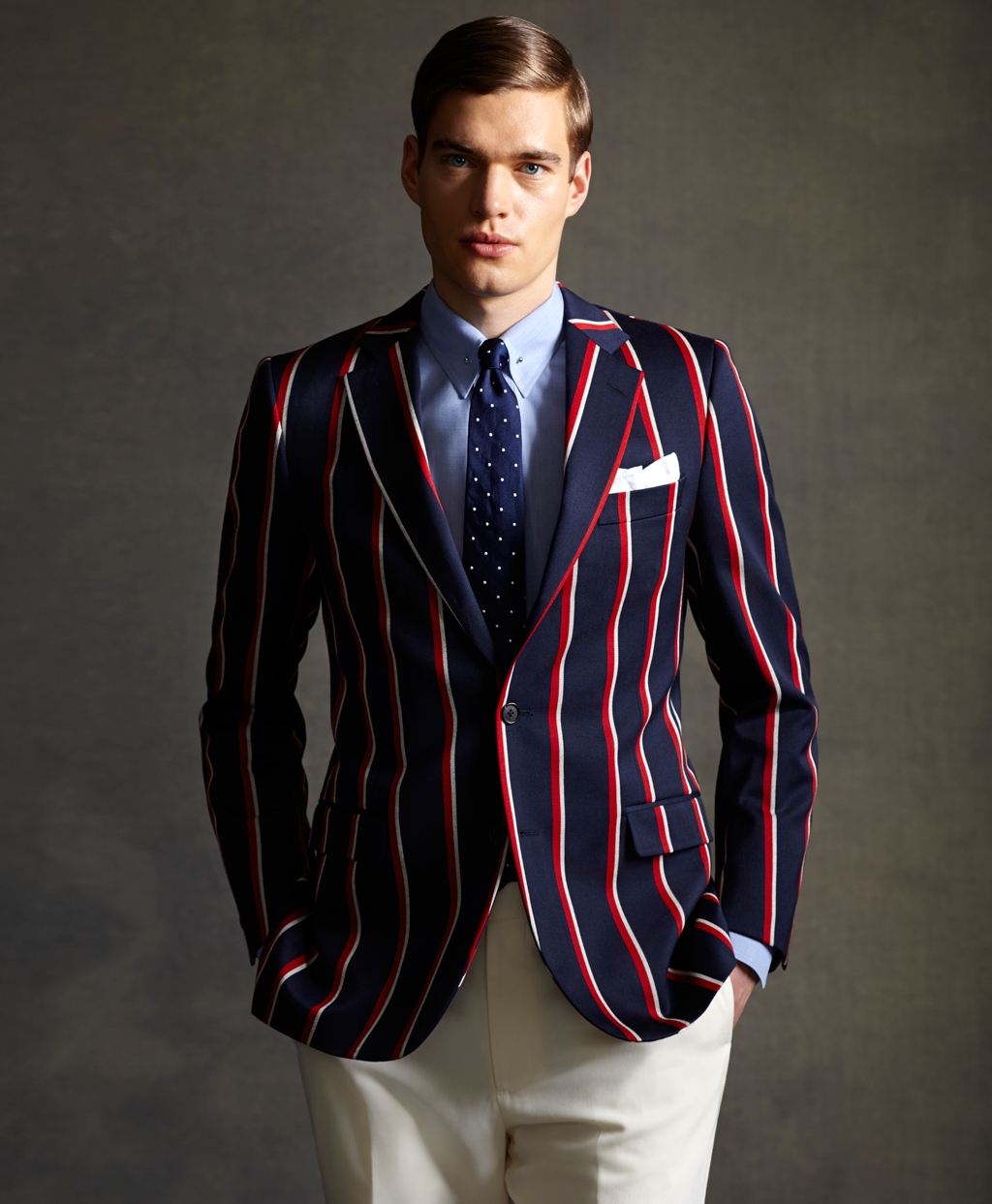 Lyst - Brooks Brothers The Great Gatsby Collection Red White and Navy ...