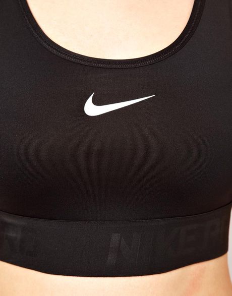 Nike Crop Top in Black (blackwhite) | Lyst