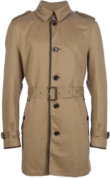 Burberry Brit Brixton Trench Coat in Khaki for Men (blush) | Lyst