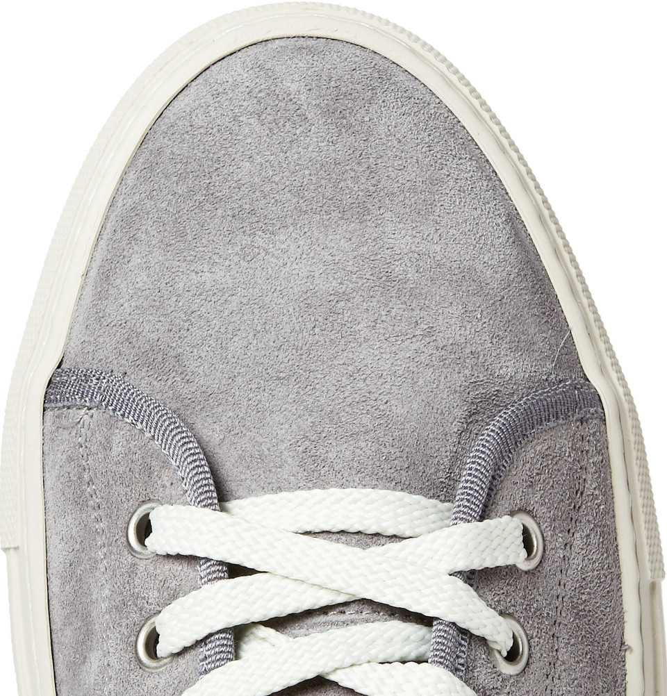 common projects gray suede