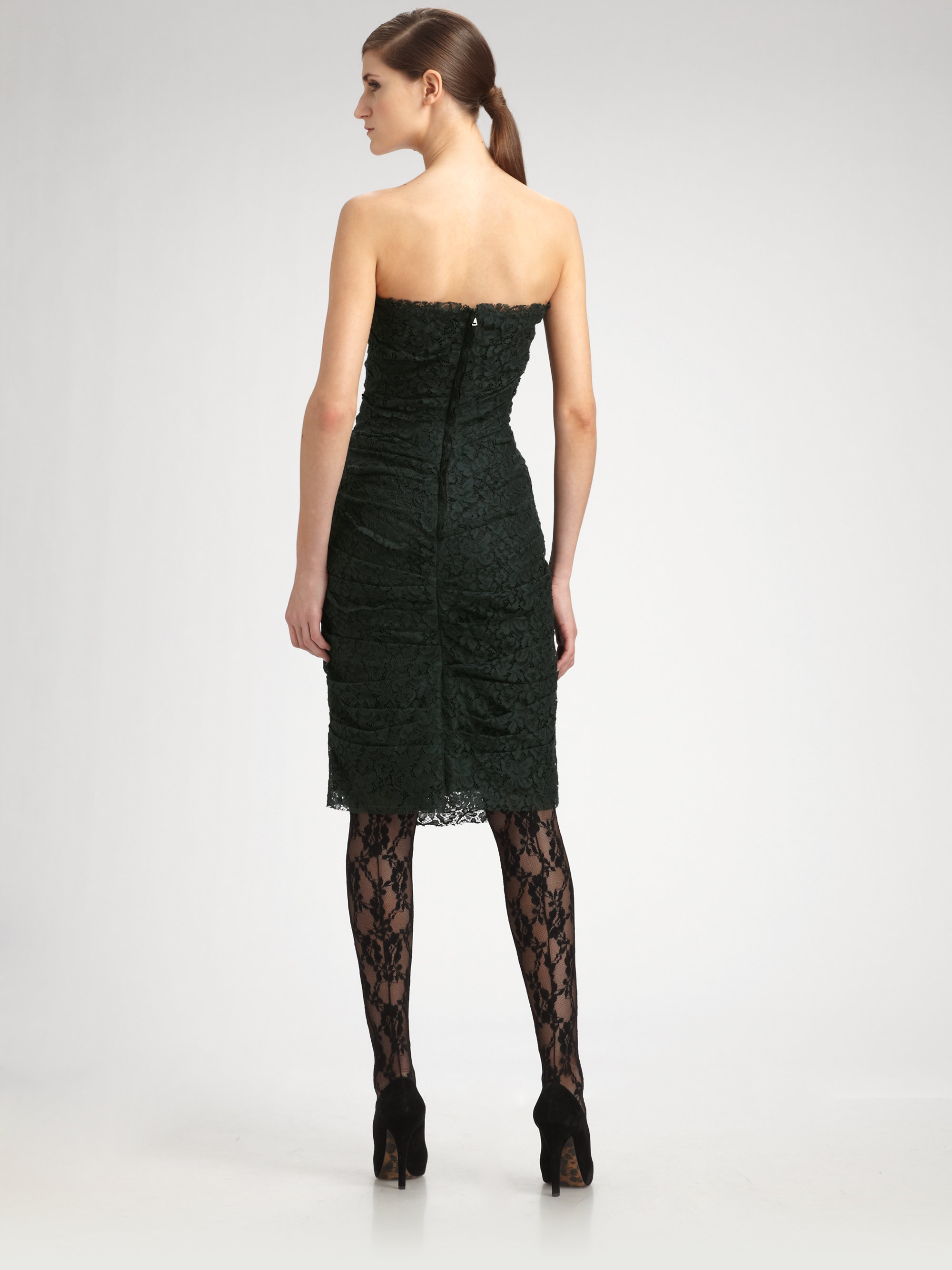 short sleeve crepe dress