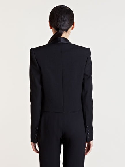 Lanvin Womens Shawl Lapel Blazer in Black | Lyst