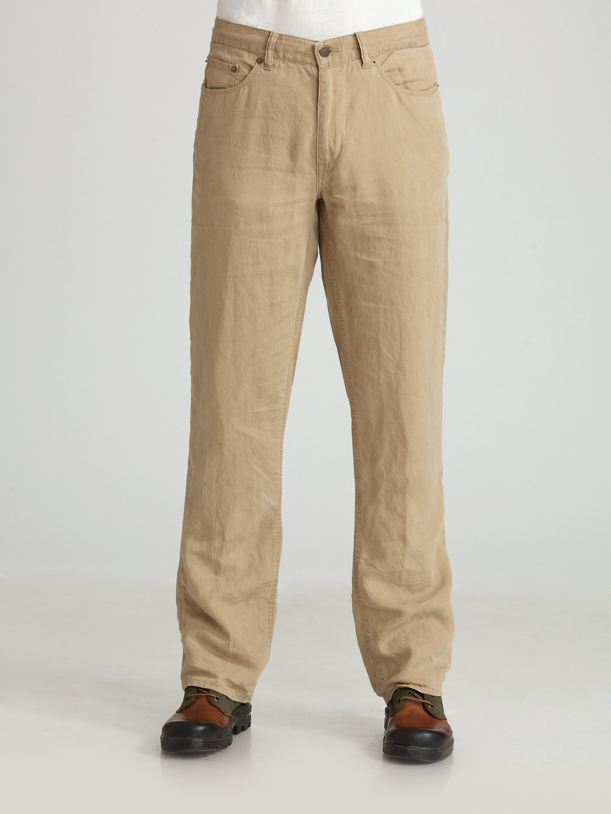 ralph lauren mens linen trousers