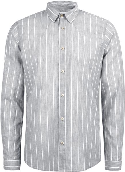 Folk Grey and White Stripe Stans Shirt in Gray for Men (grey) | Lyst