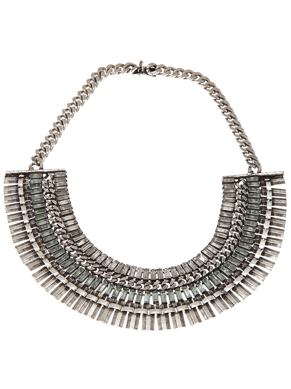 Janis savitt Silvertone Necklace in Silver | Lyst