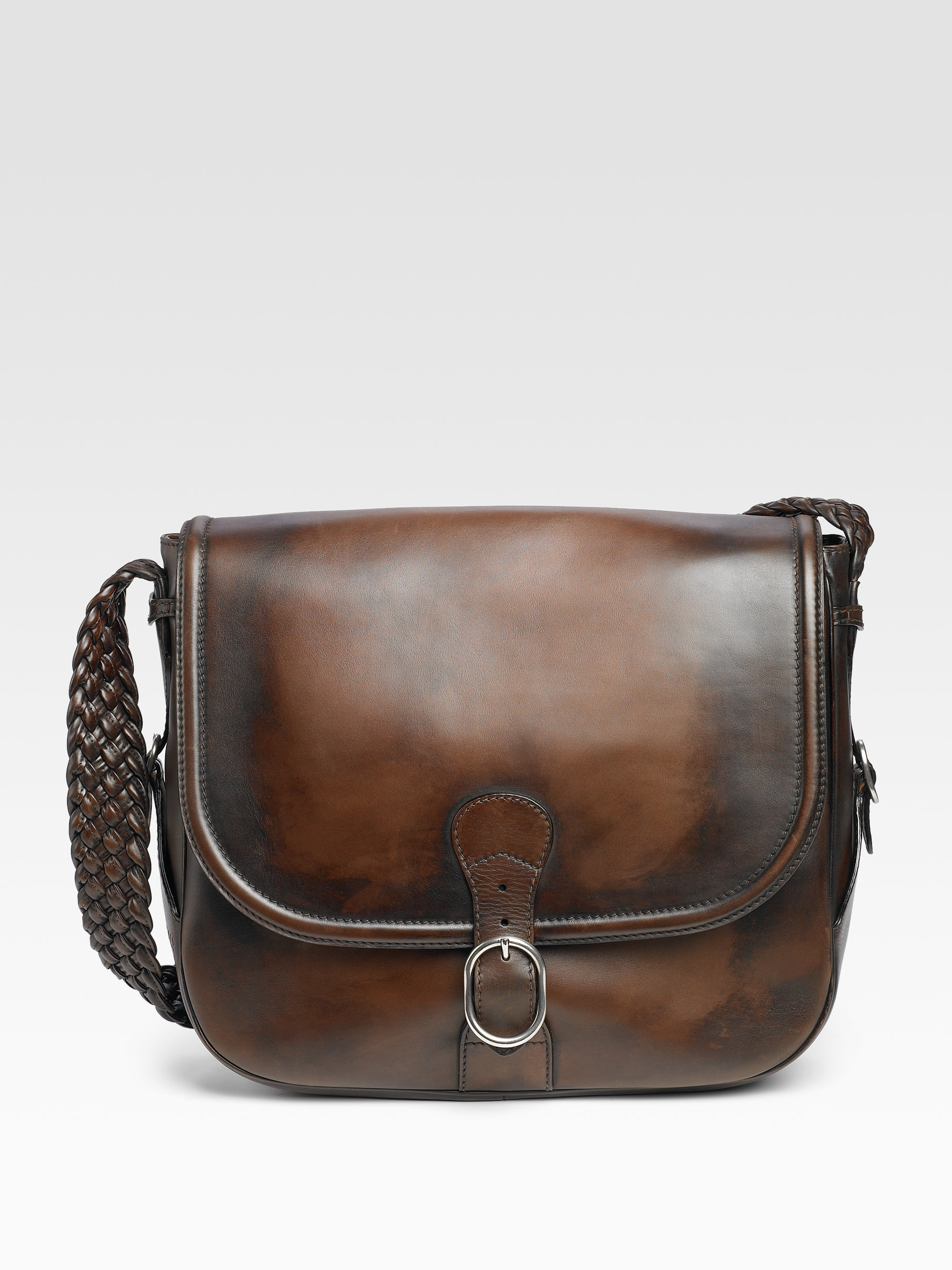 Lyst - Gucci Messenger Bag in Brown for Men