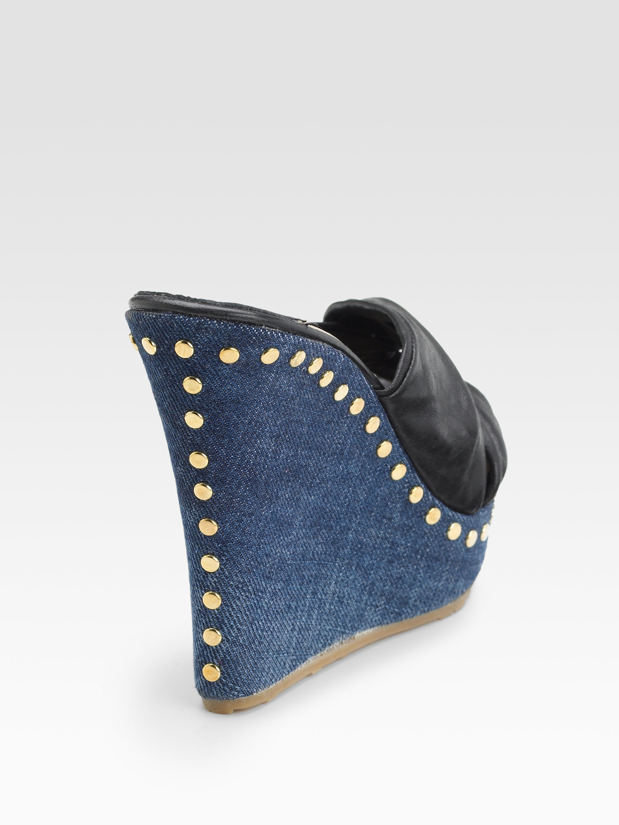 jimmy choo denim pump