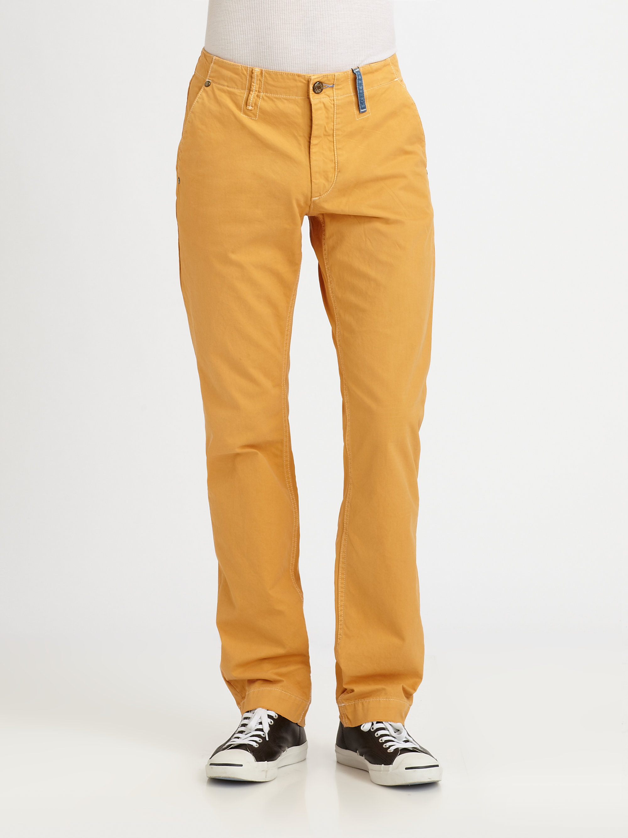 Robert Graham Jeano Classic Straightleg Jeans in Orange for Men ...