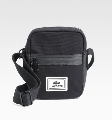 Lacoste Crossbody Camera Bag in Black for Men | Lyst