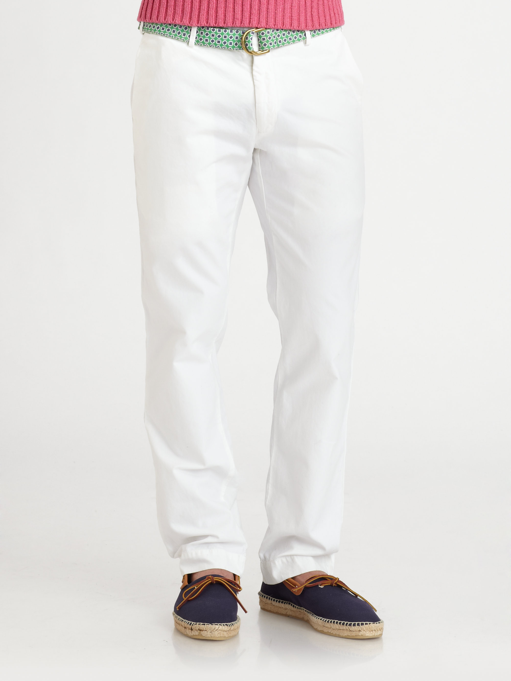 polo ralph lauren white pants