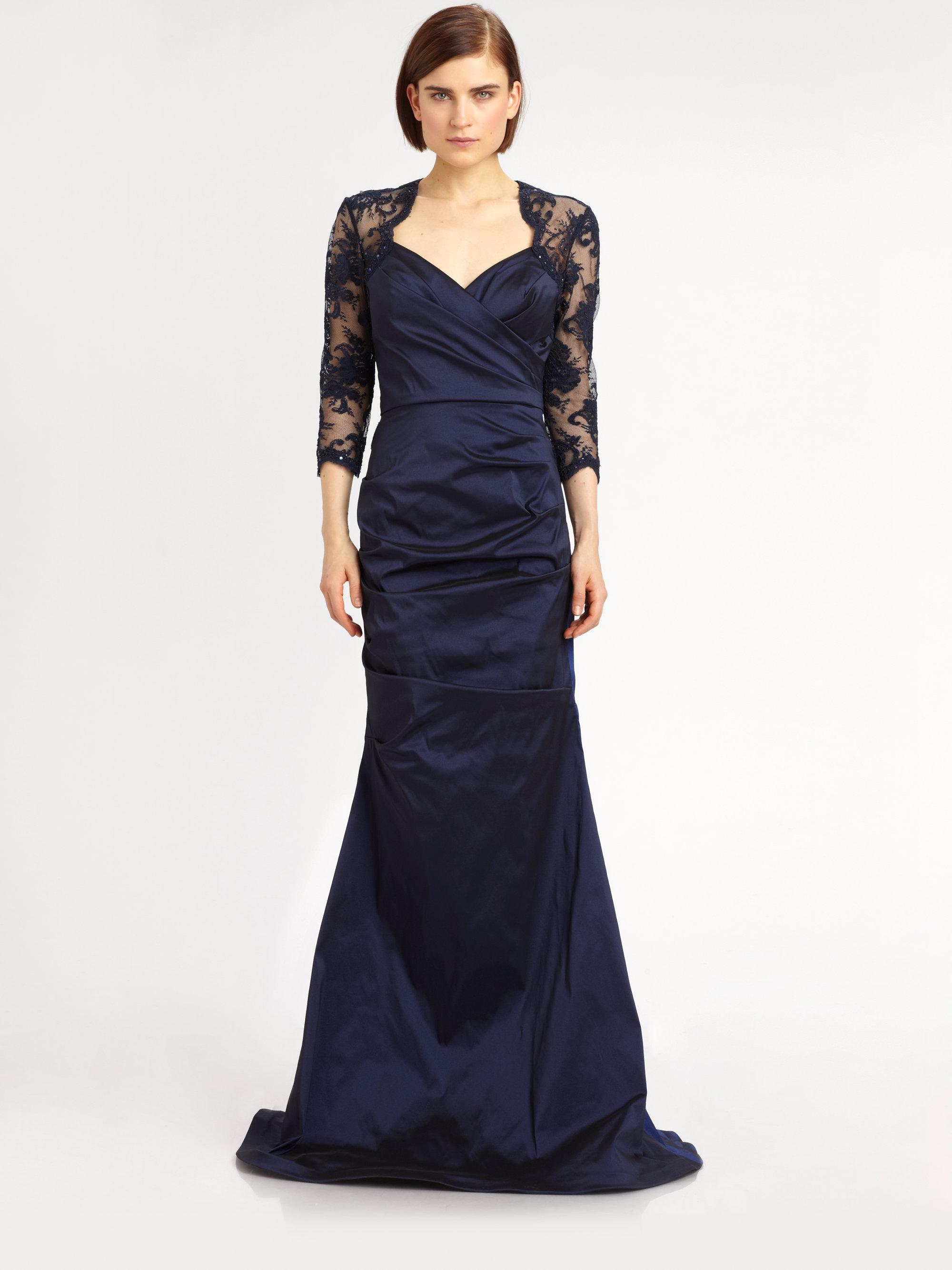 teri jon blue gown
