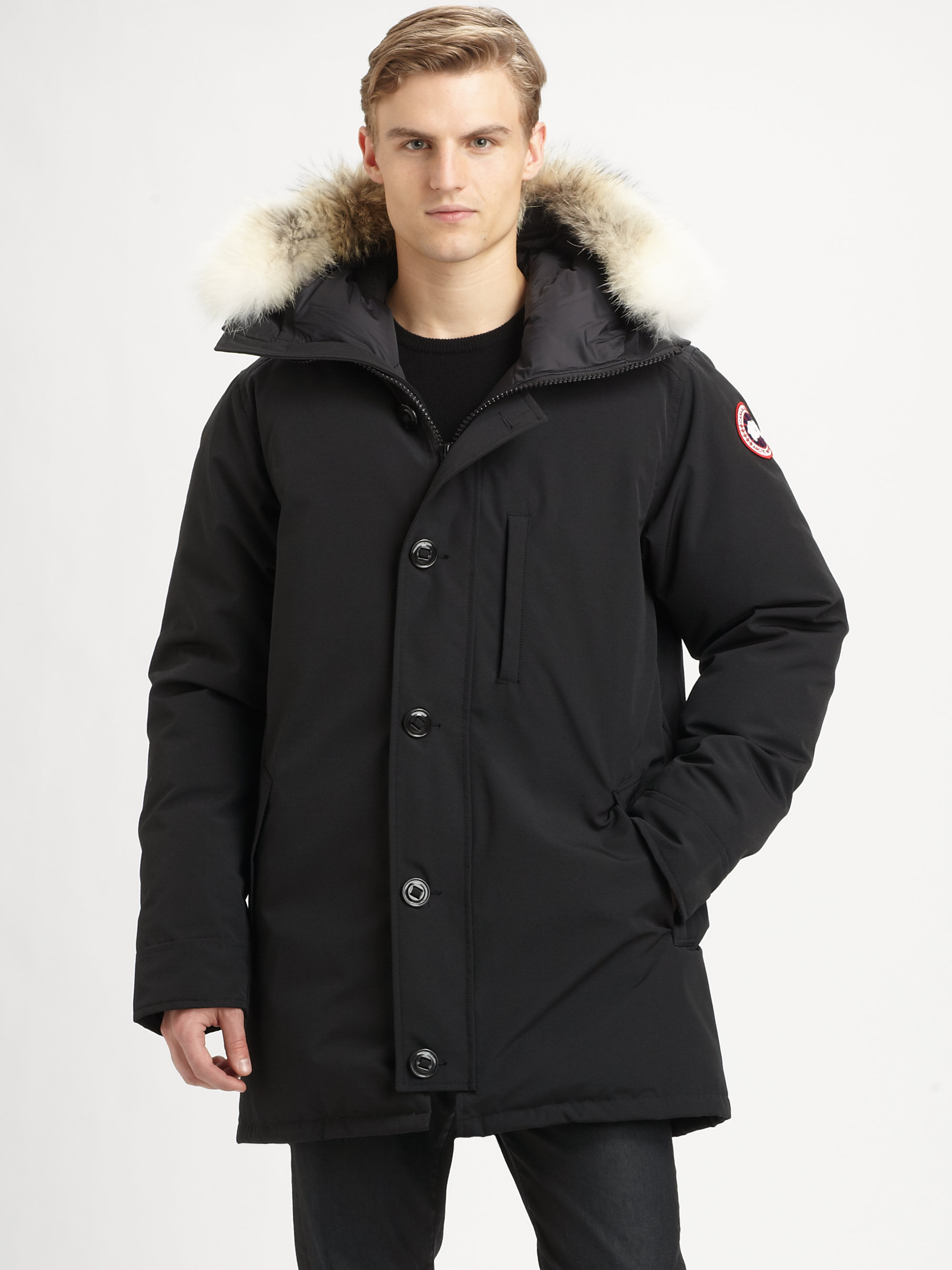 Canada goose Chateau Parka in Black for Men | Lyst