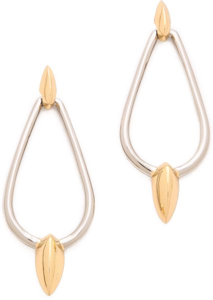 Rachel Zoe Bear Claw Drop Earrings in Silver | Lyst