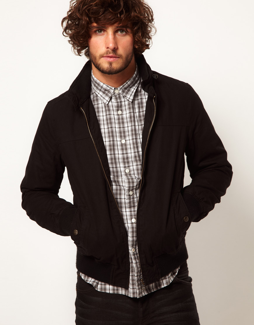 Lyst - Dockers Jacket Slim Washed Cotton in Black for Men